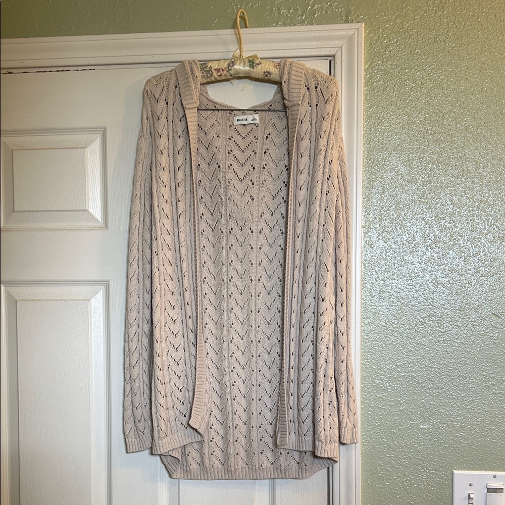 Hollister Knit Hooded Cardigan